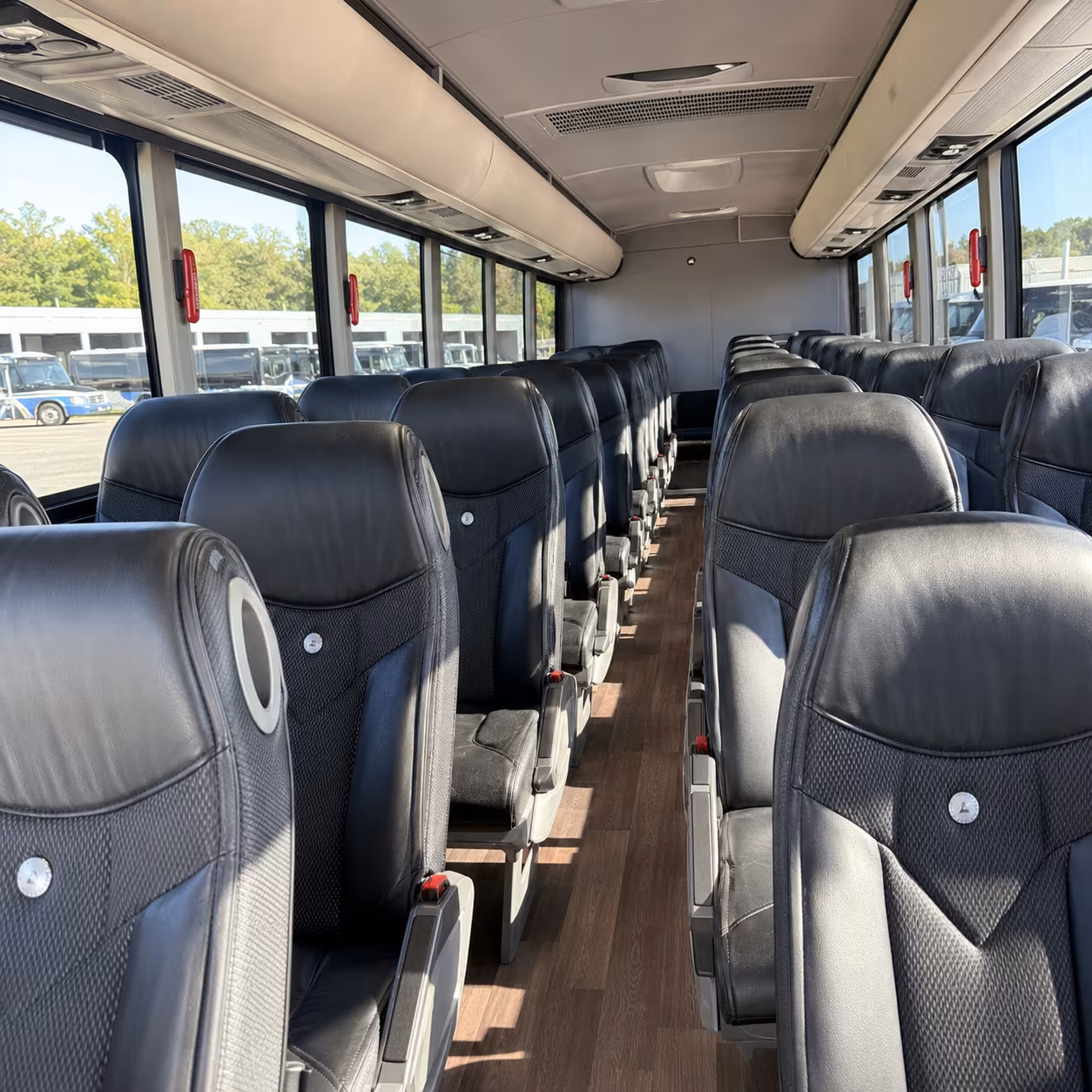 boynton beach charter bus interior