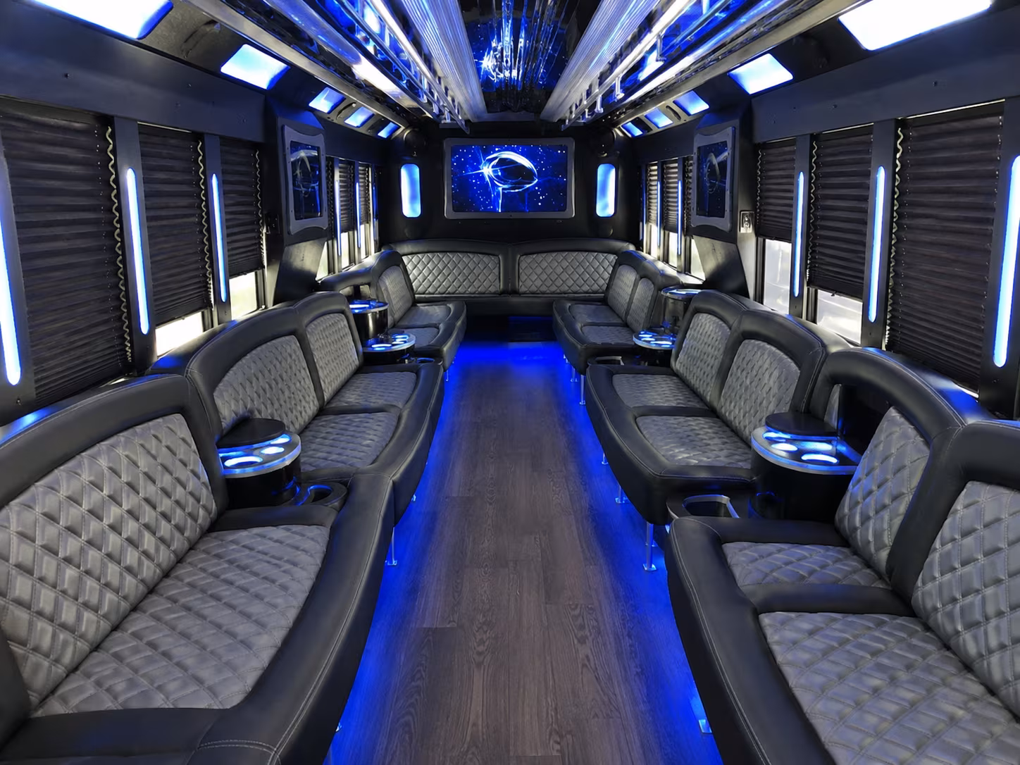 wine crawl party buses along delray beach s atlantic avenue